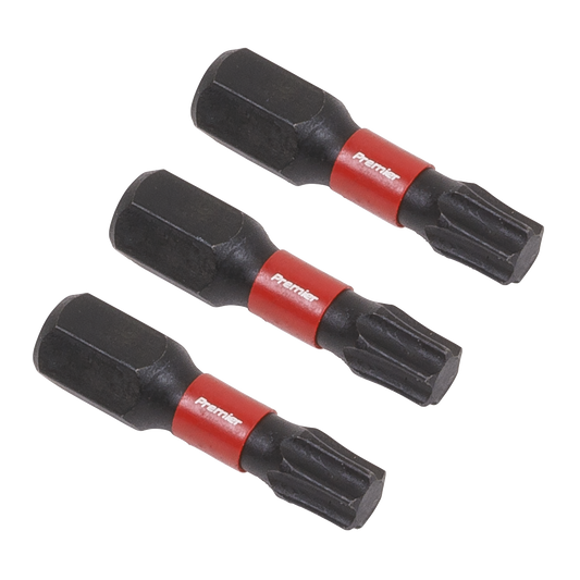 Sealey TRX-Star T27 Impact Power Tool Bits 25mm 3 Pieces Professional AK8219