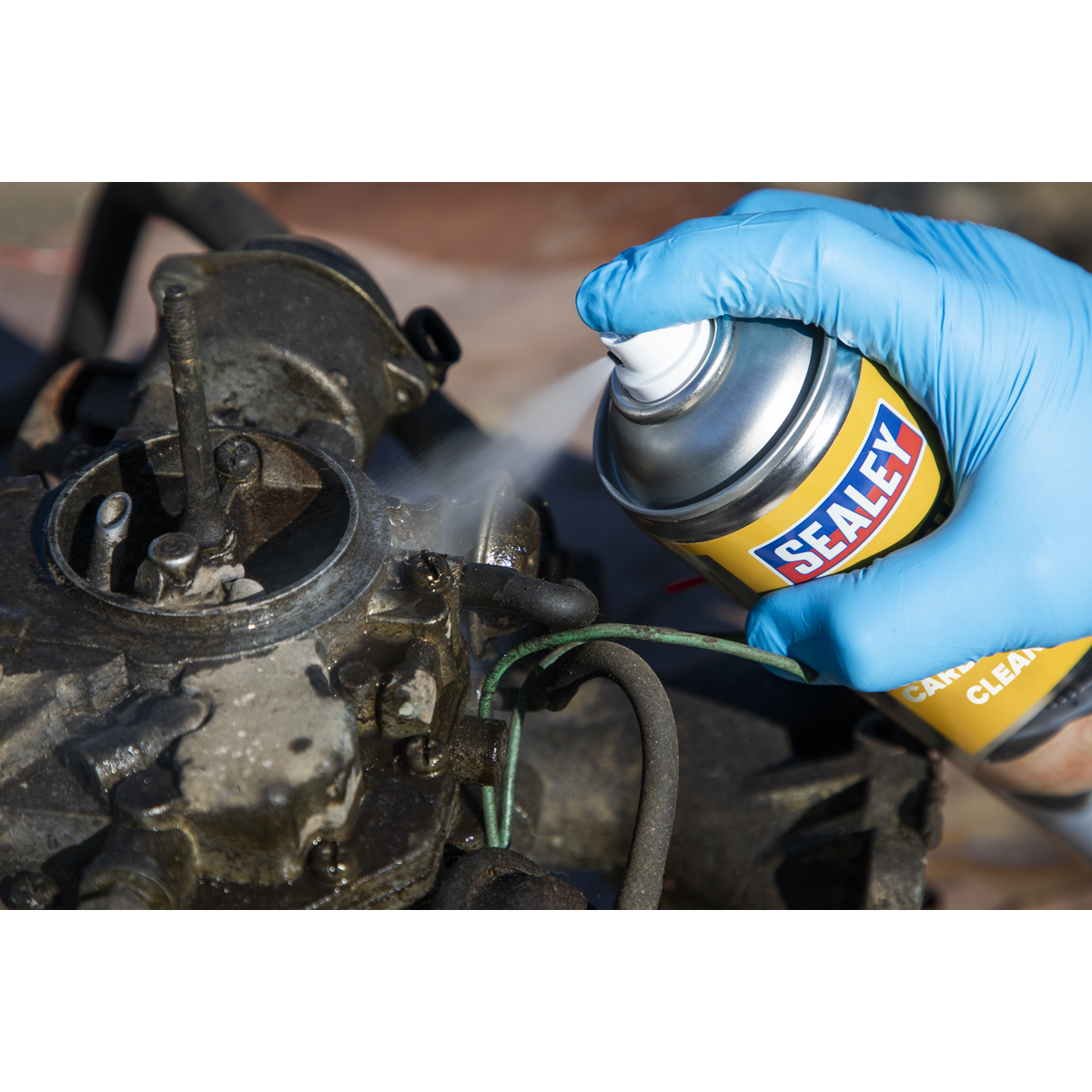 Sealey Throttle Body & Carburettor Cleaner 500mL Spray - Pack of 6 Pieces SCS013