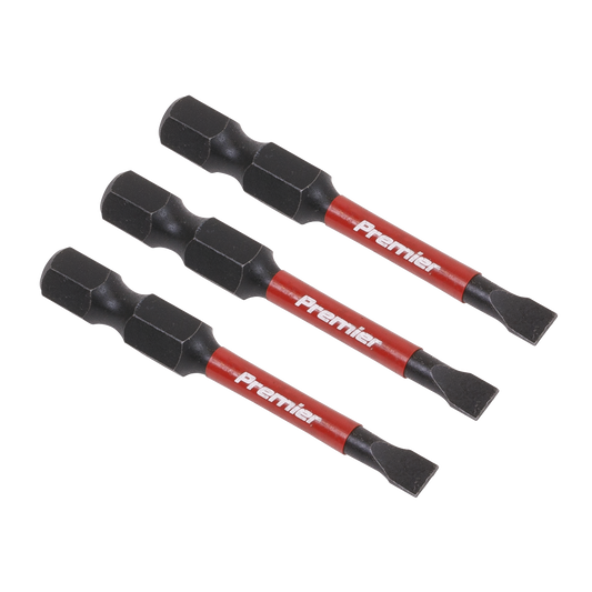 Sealey Slotted 4.5mm Impact Power Tool Bits 50mm 3 Pieces Professional AK8226
