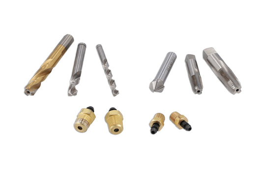 LASER 8670 Brake Caliper Guide Thread Repair Kit Steel Inserts 5-11mm Threads