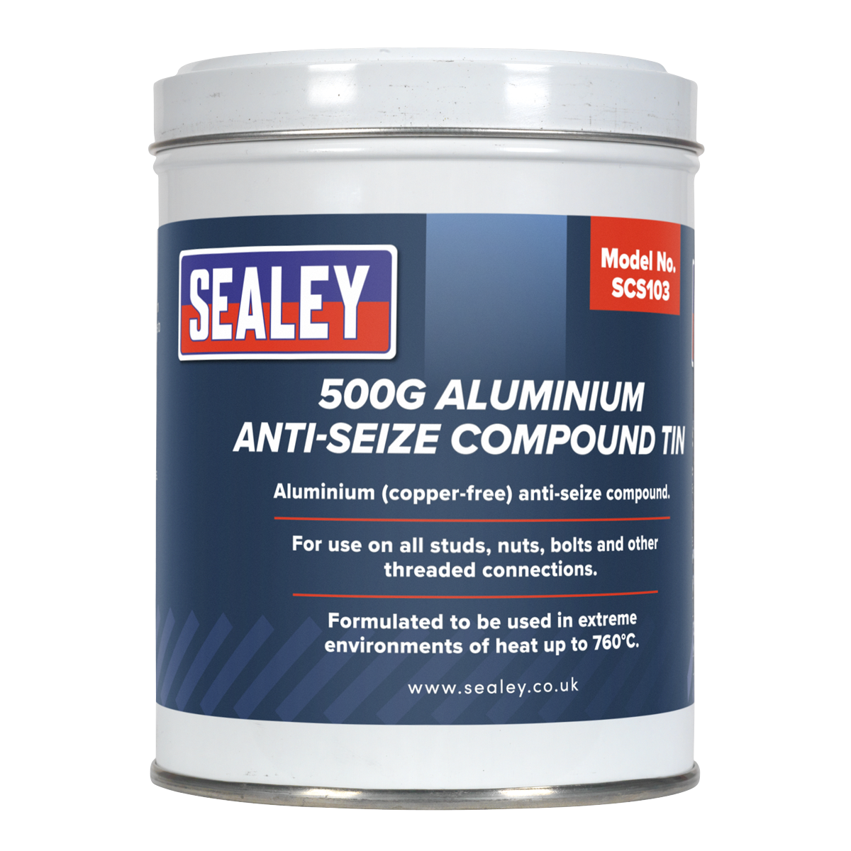 Sealey Aluminium Copper-Free Anti-Seize Compound Tin Heat up To 760°C SCS103