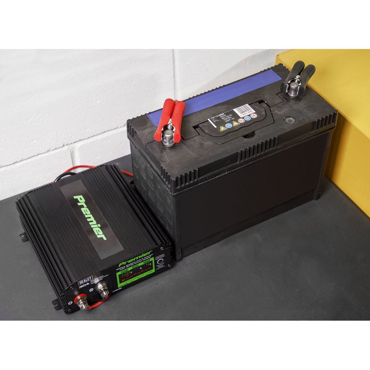 Sealey 30A Battery Support Unit Charger & Maintainer Fully Automatic SPBC30