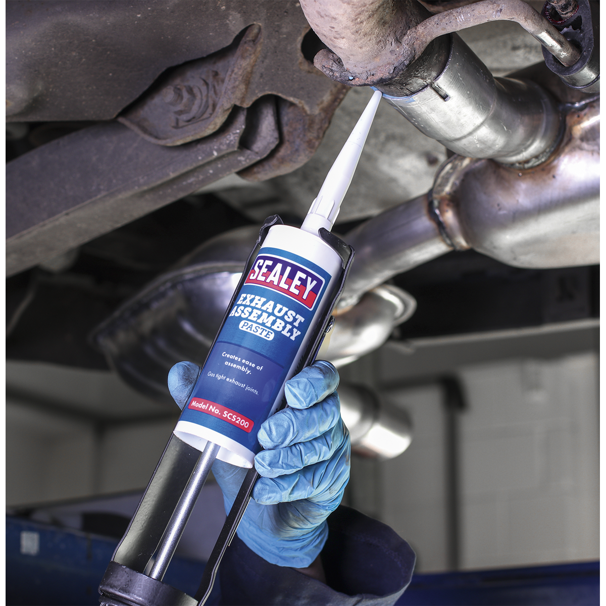 Sealey Exhaust Assembly Paste Creates Gas Tight Joints 150mL Cartridge SCS200