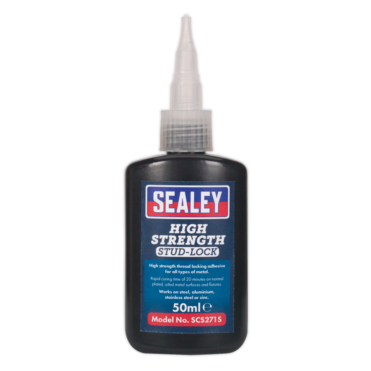 Sealey Stud Lock High Strength Rapid Fixing All Types of Metal 50mL SCS271S