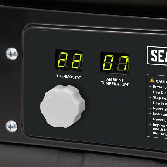 Sealey 35000BTU/HR Space Warmer Kerosene/Diesel Heater Without Wheels AB350