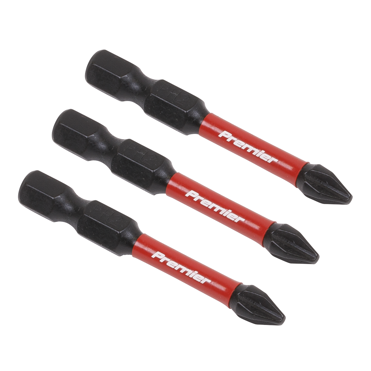 Sealey Phillips #2 Impact Power Tool Bits 50mm 3 Pieces Professional AK8230