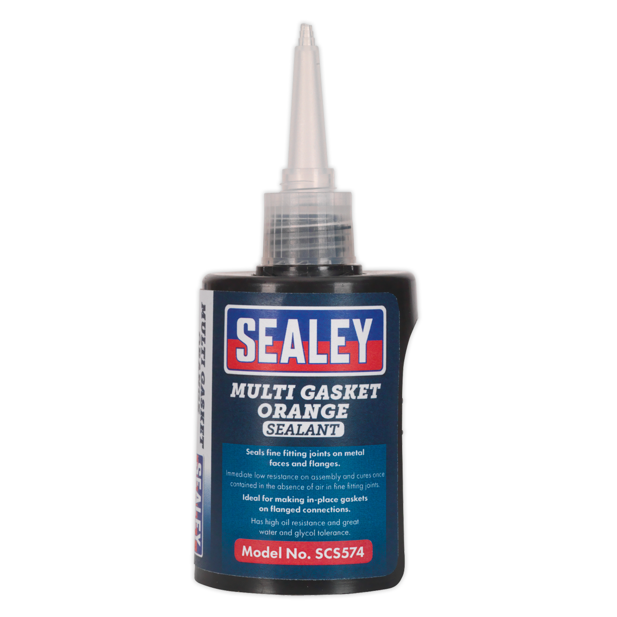 Sealey Multi Gasket Sealant Easy-to-Use Concertina Applicator Orange 50mL SCS574