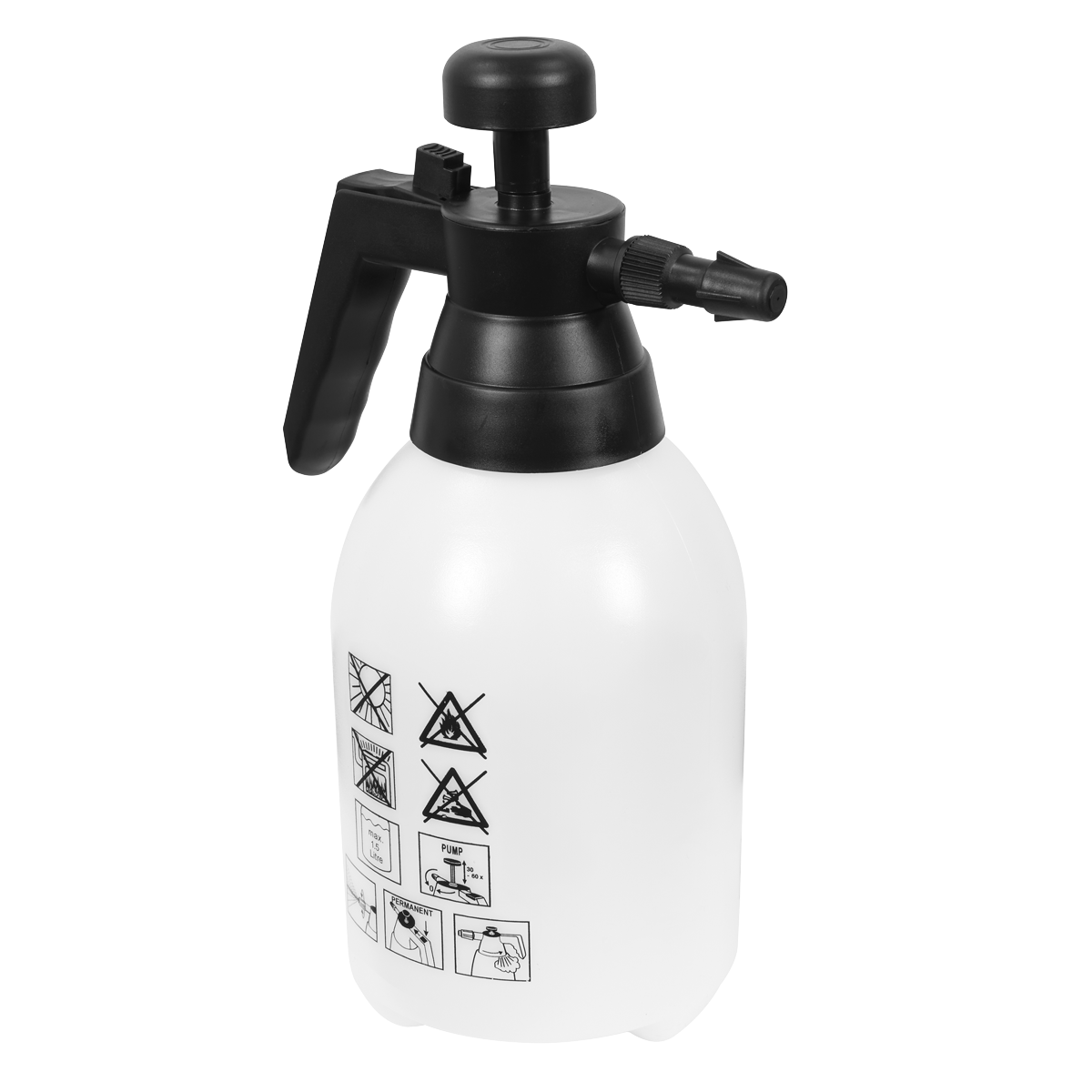 Sealey Pressure Solvent Sprayer With Viton Seals Adjustable Nozzle 1.5L SCSG03