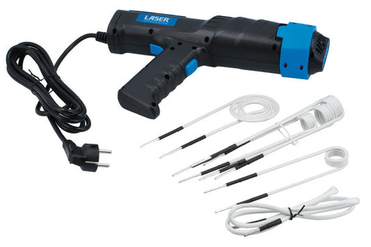 LASER 8681 1000W Heat Induction Heating Gun Kit With 6 Coils & LED Light