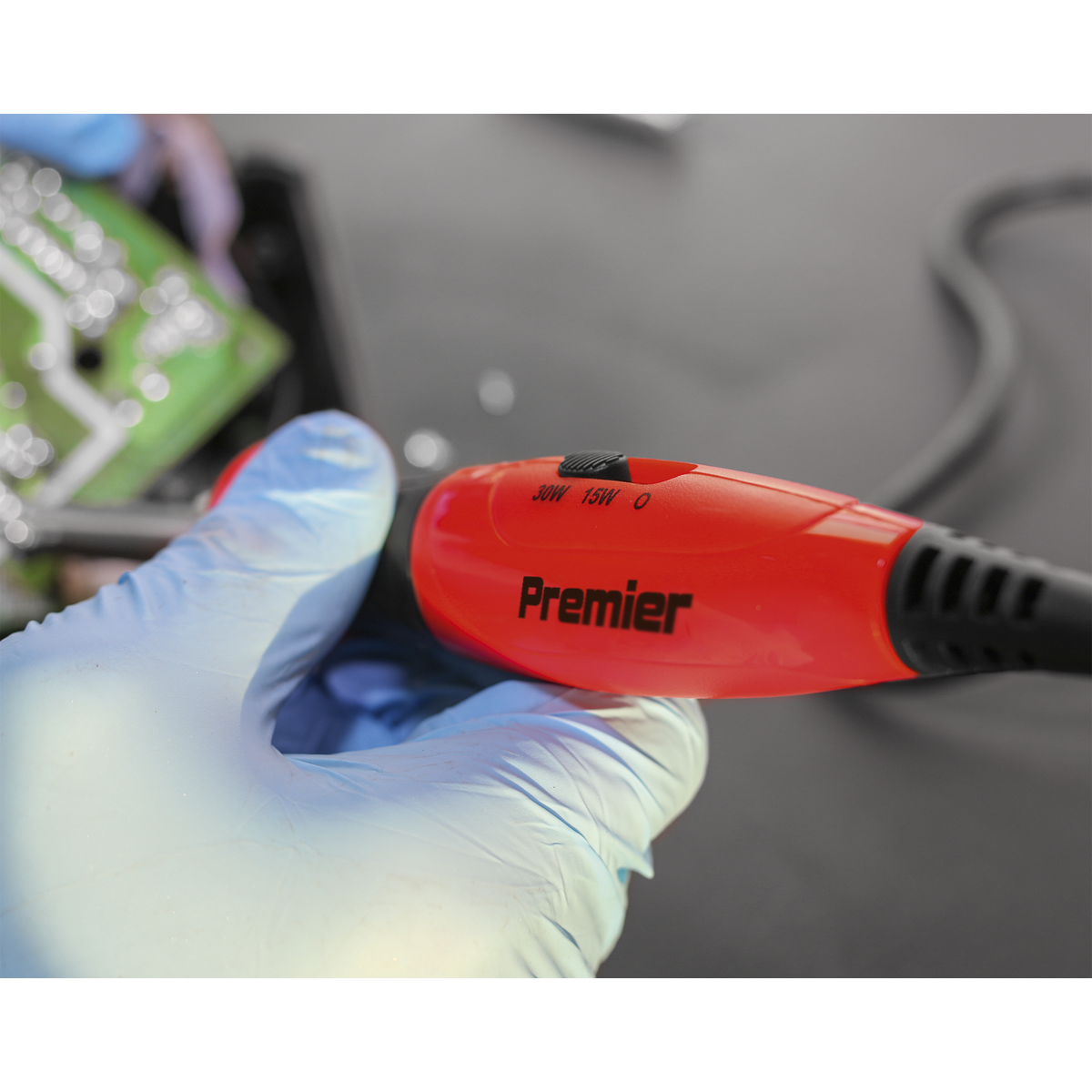 Sealey Professional Soldering Iron Long Life Tip Dual Wattage 15/30W/230V SD1530