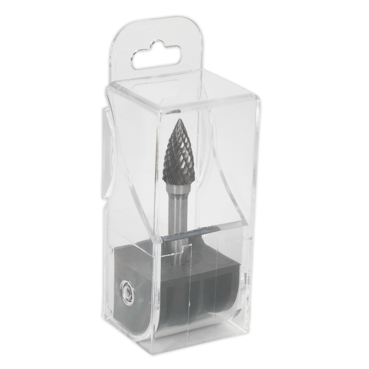 Sealey Ø10mm Arc Pointed Nose Tungsten Carbide Rotary Burr - Silver SDB03