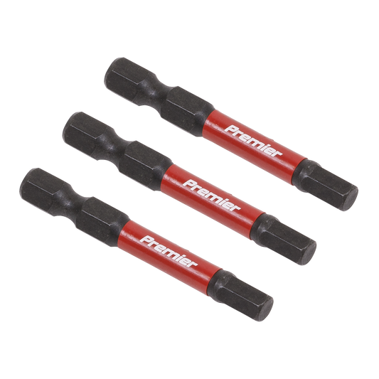 Sealey Hex 5mm Impact Power Tool Bits 50mm 3 Pieces Professional AK8238