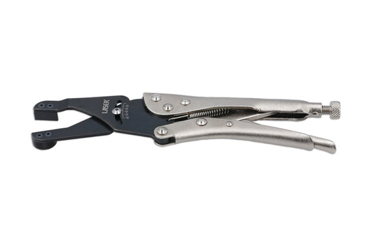 LASER 8690 Locking Pliers Set Brake Piston 19mm-55mm Steel Adjustable Mechanism