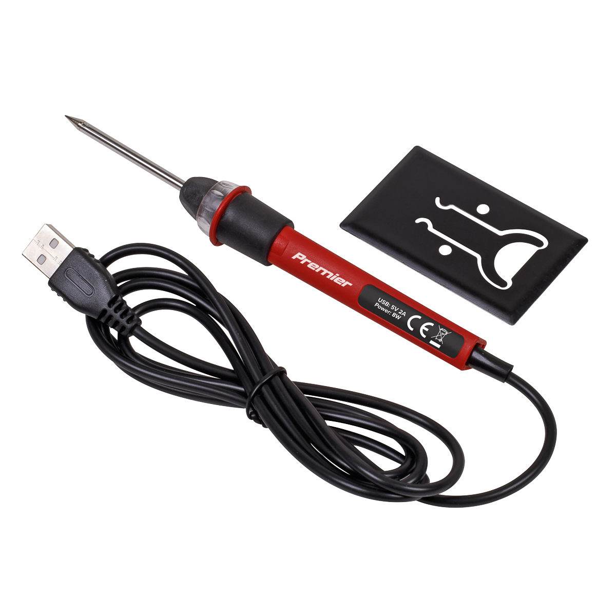 Sealey USB 8W Soldering Iron Compact & Lightweight Design 400°C Tool SDL12
