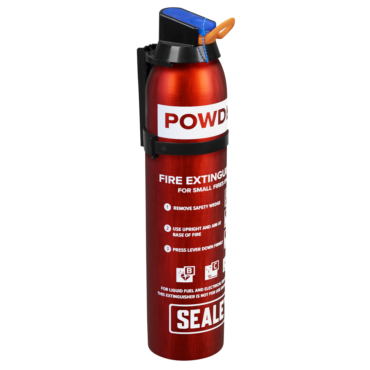 Sealey 0.95kg Dry Powder Fire Extinguisher Lightweight - Disposable SDPE009D
