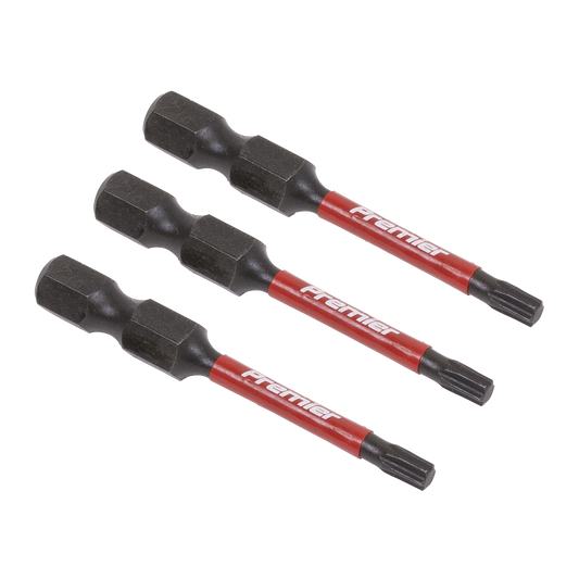 Sealey TRX-Star T15 Impact Power Tool Bits Forged From S2 Steel 50mm 3pc AK8241