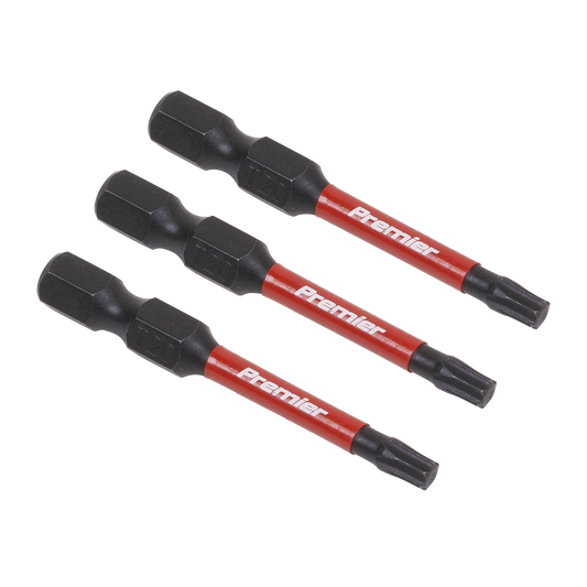 Sealey TRX-Star T20 Impact Power Tool Bits 50mm 3 Pieces Professional AK8242