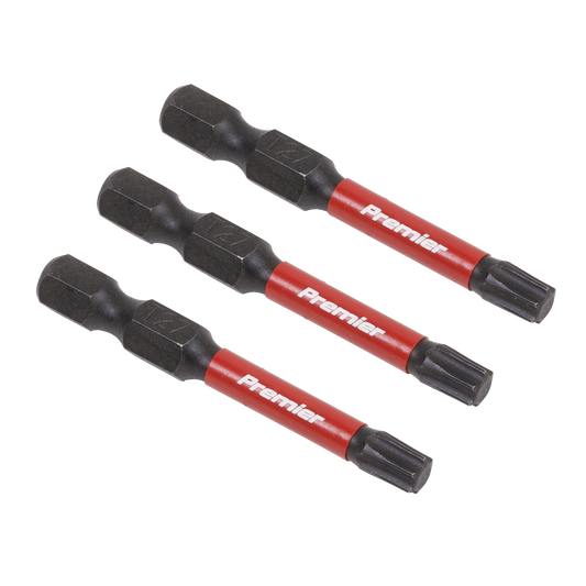 Sealey TRX-Star T27 Impact Power Tool Bits 50mm 3 Pieces Professional AK8244