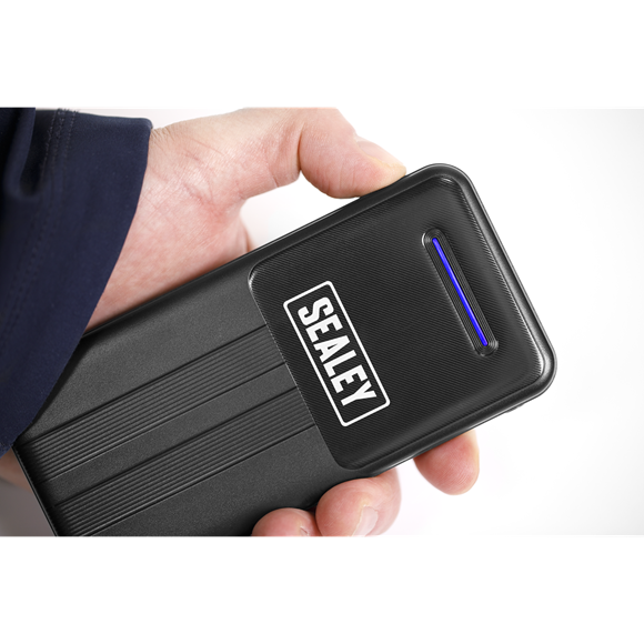 Sealey Portable Battery Power Bank 10W 10000mAh Pocket Micro USB Type C SPB101
