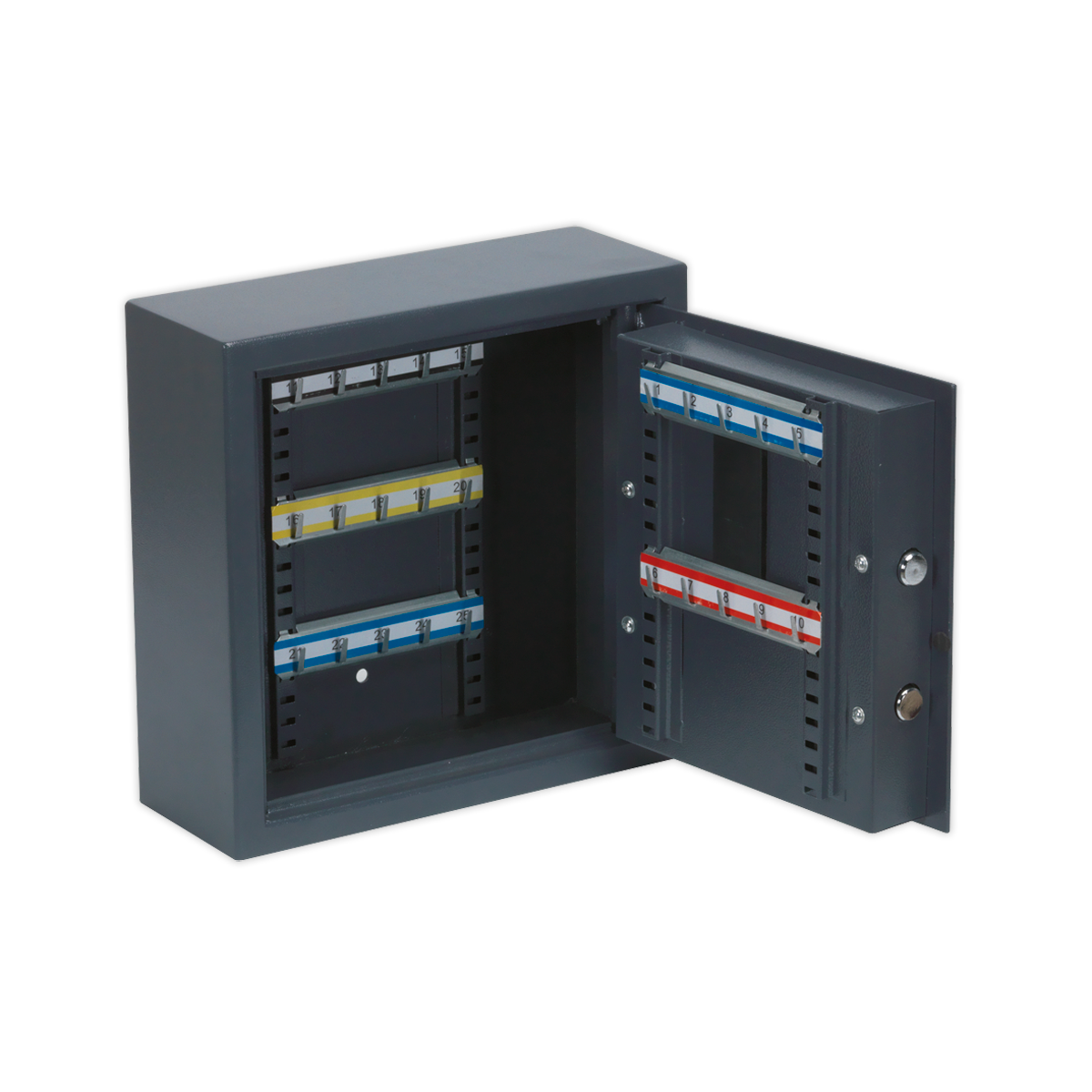 Sealey Electronic Key Cabinet Box With Twin Locking Bolts For 25 Keys SEKC25
