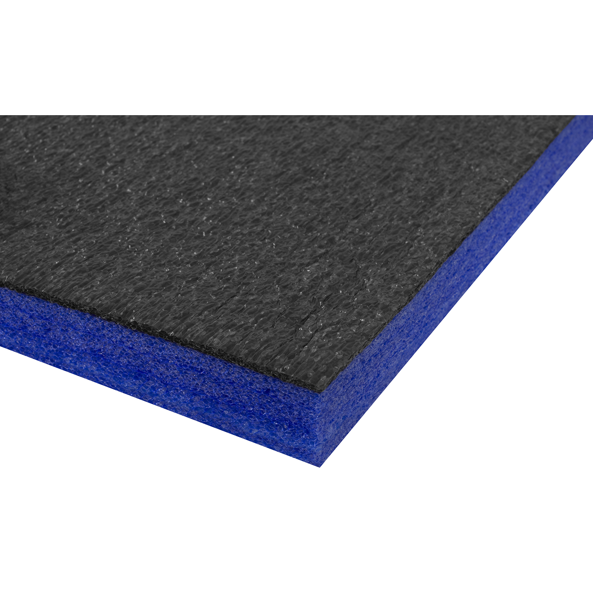 Sealey Easy Peel Shadow Foam Polyethylene Blue/Black 1200 x 550 x 30mm SF30B