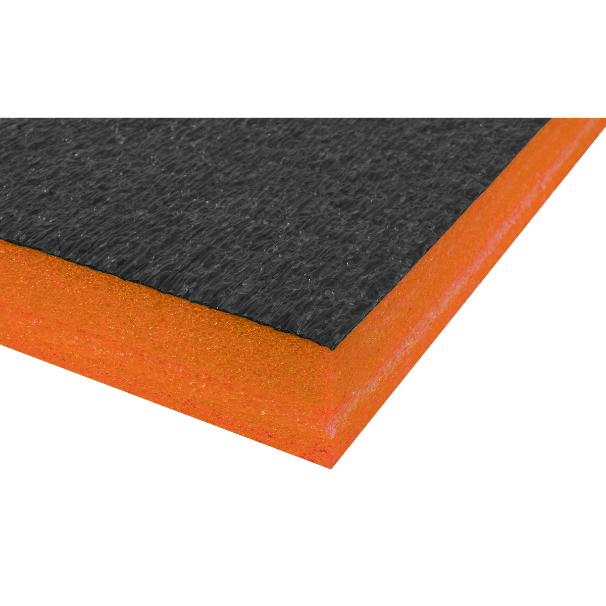 Sealey Easy Peel Shadow Foam Polyethylene Orange/Black 1200 x 550 x 50mm SF50OR