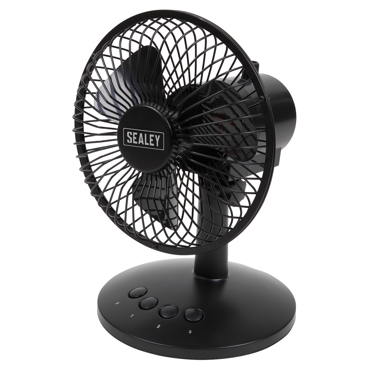 Sealey 6" Oscillating USB 3 Speed Desk Fan Brushless Motor - Black SFF6USB