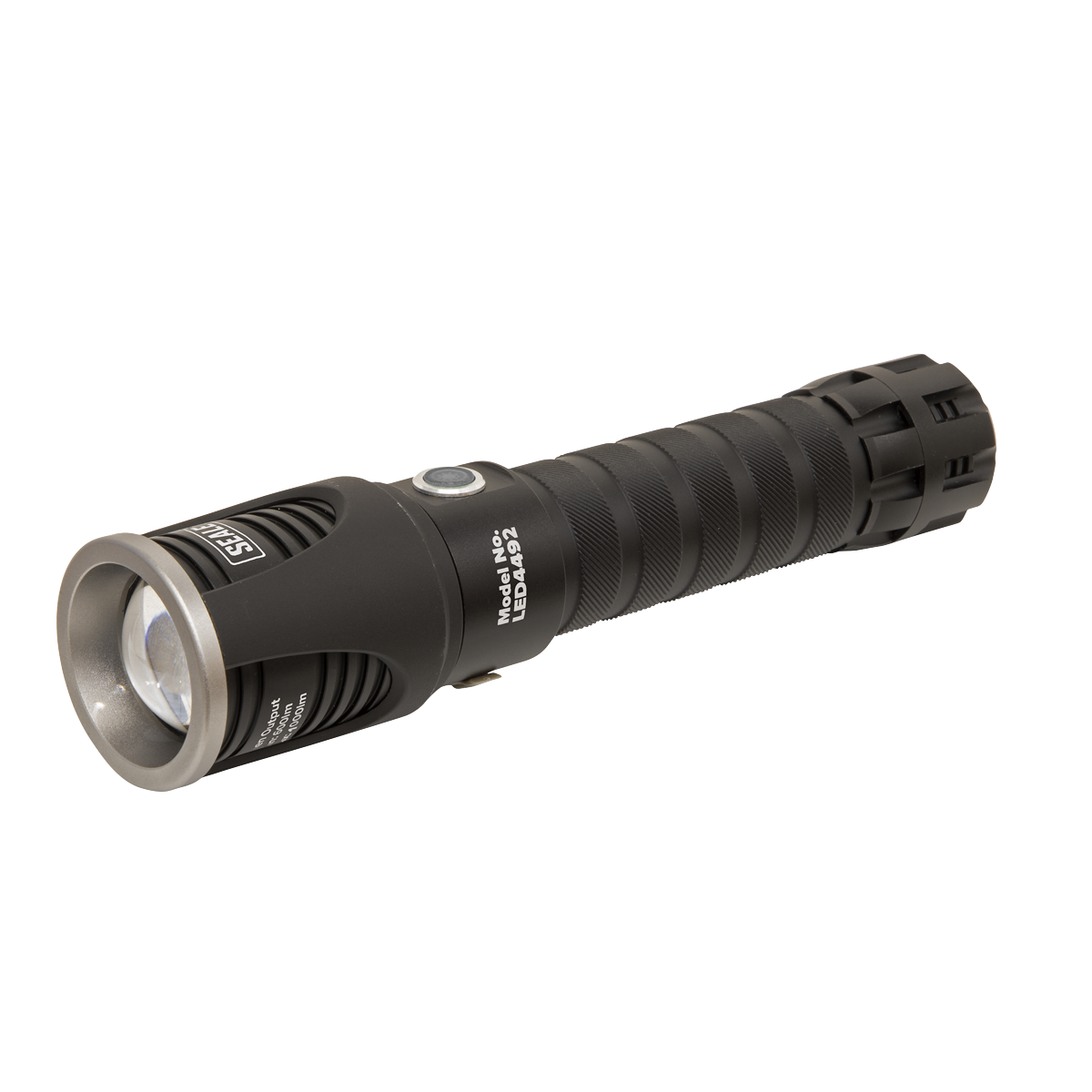 Sealey Rechargeable Aluminium Torch 10W SMD LED Adjustable Focus LED4492