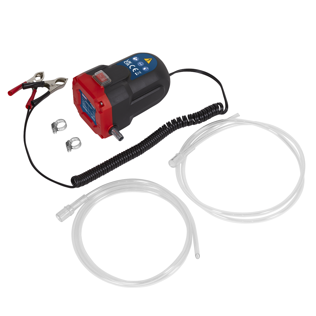 Sealey Oil Transfer Pump 12V Portable + Hoses Accessories NOT For Petrol TP9312