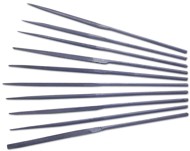 LASER 0229 10-Piece Needle File Set Precision Tools For Metal & Woodwork