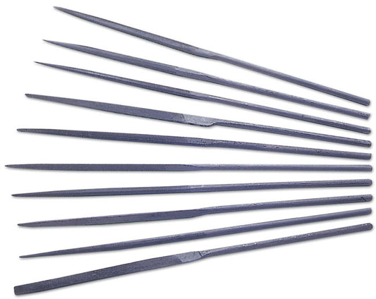 LASER 0229 10-Piece Needle File Set Precision Tools For Metal & Woodwork