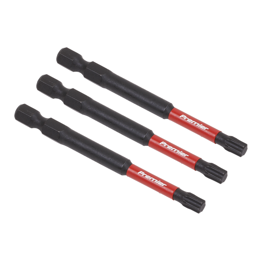 Sealey TRX Star T27 Impact Power Tool Bits 75mm 3 Pieces Professional AK8269