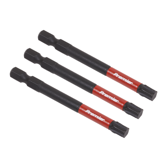 Sealey TRX-Star T40 Impact Power Tool Bits 75mm 3 Pieces Professional AK8271
