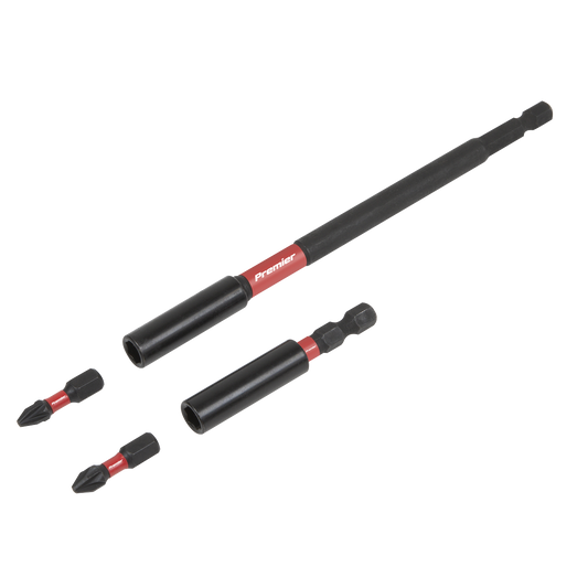 Premier Power Tool Bit Holder Set 4 Pieces Impact Grade Daily & Professional Use