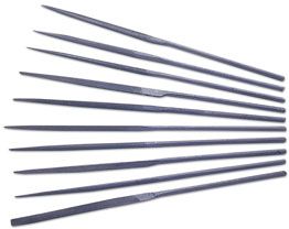 LASER 0229 10-Piece Needle File Set Precision Tools For Metal & Woodwork