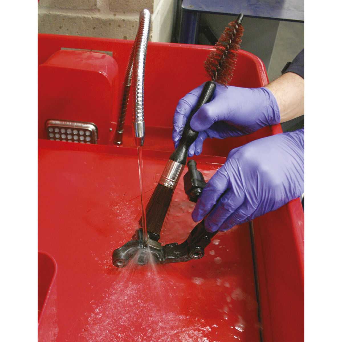 Sealey Parts Cleaning Tank With Turbo Feature Triple Baked Enamel Finish SM20