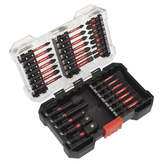 Sealey Power Tool Bit Set 34 Pieces Impact Grade Daily Professional Use AK8285