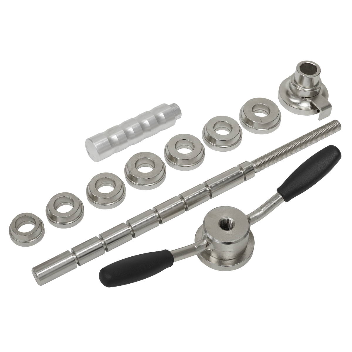 Sealey Steering Bearing Press With Comfort Grip T-Handle - Motorcycle SMC3