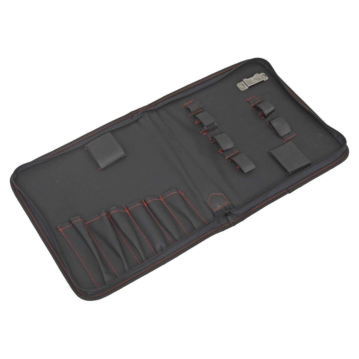 Sealey 6 Pocket Zipped Tool Pouch Workshop Organiser Storage Tote SMC43