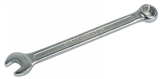 LASER 3058 Ring-/Open End Spanner 10mm Spanner Size Chrome Vanadium Steel