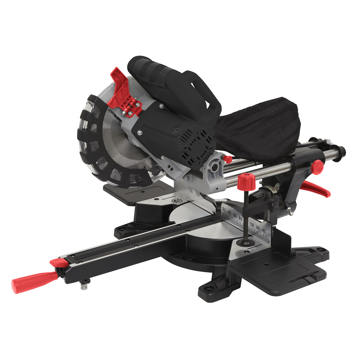 Sealey 240V 216mm Double Sliding Compound Mitre Saw With 1450W Motor SMS216
