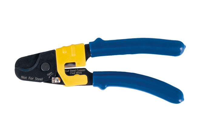 LASER 8782 Cable Cutter 171mm With Curved Jaws For Coaxial & Steel Cables