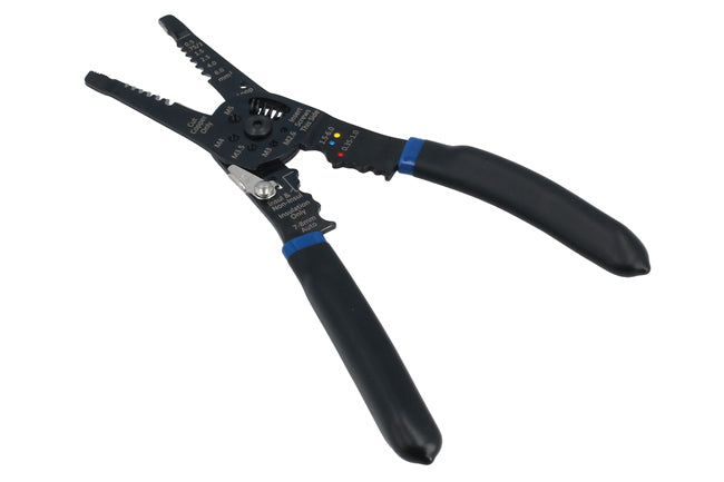 LASER 8785 Wire Stripper Crimper Cutter 228mm With Spring-Loaded Handles