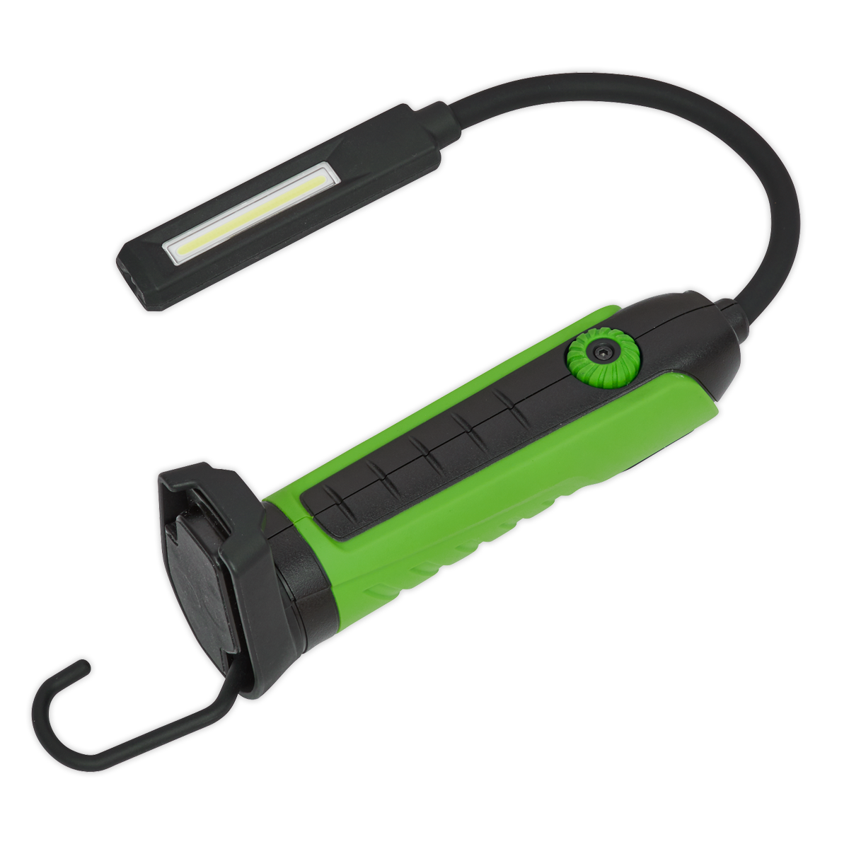 Sealey Flexi Rechargeable Green Inspection Lamp Li Ion 1 COB 1 LED LEDFLEXG