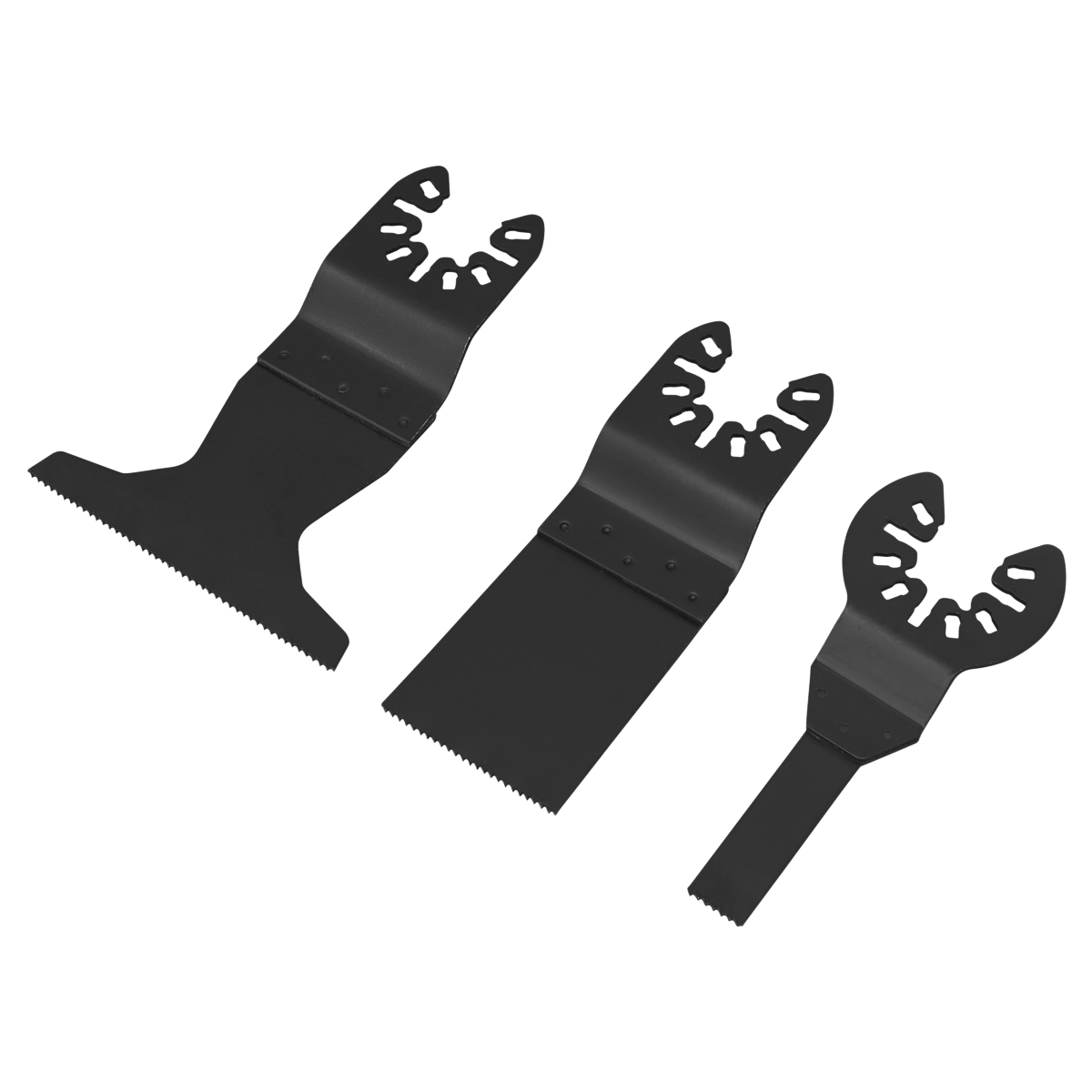 Sealey Universal Quick Change Fitting Multi-Tool Cutting Blade Set 3pc SMTC3