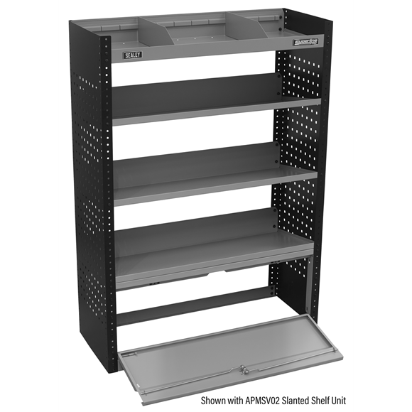 Sealey 845mm Modular Lockable Storage System Organiser Robust Steel APMSV03