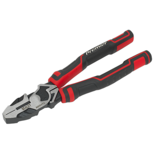 Sealey Combination Pliers High Leverage 200mm Chrome Vanadium Steel AK8371