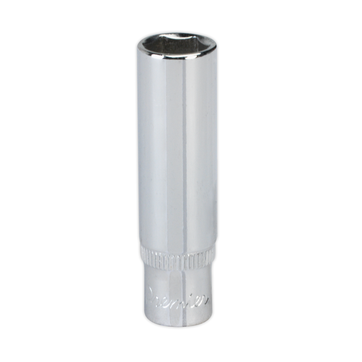 Sealey WallDrive Socket 10mm Deep 1/4" Square Chrome Vanadium Steel SP1410D
