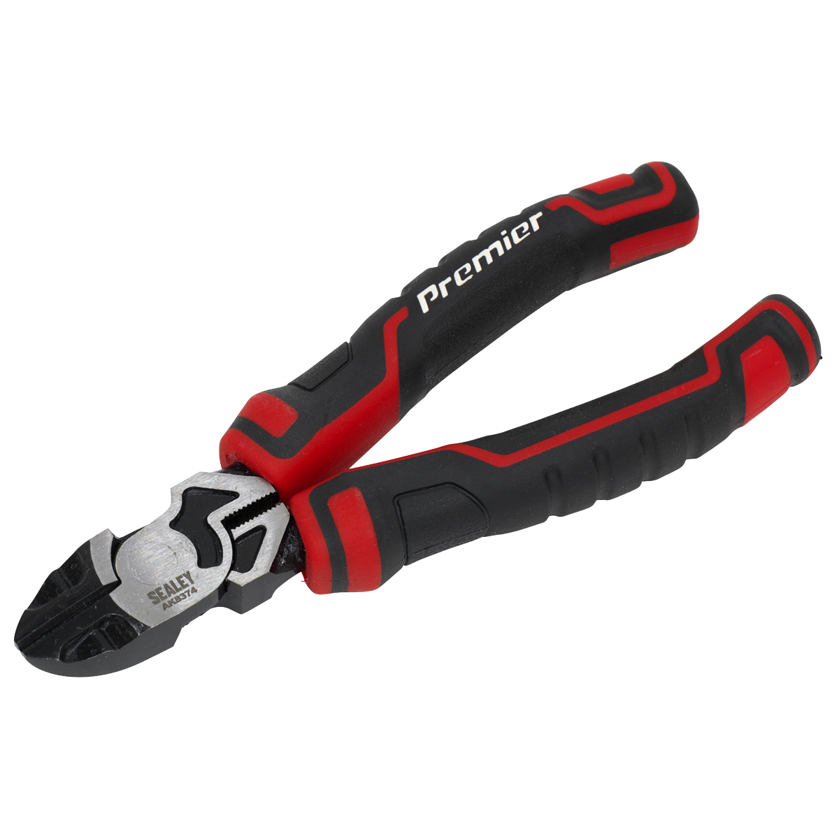 Sealey Side Cutters High Leverage 160mm Chrome Vanadium Steel Black AK8374