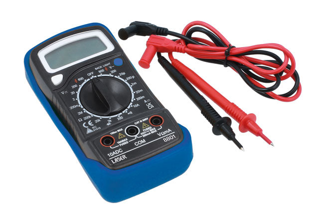 LASER 8801 Digital Multimeter 600V CAT III With Data Hold And Backlight